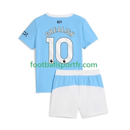 Tenue Manchester City Jack Grealish 10 Enfant Domicile 2025-2026 Maillot de Foot